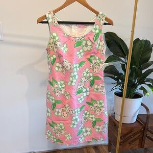 Lilly Pulitzer - Pink butterfly shift dress